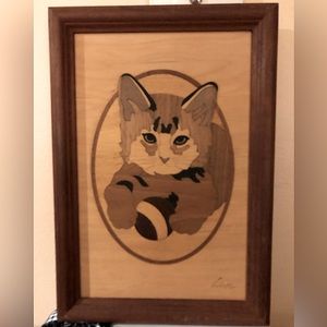 Hudson River Wood Inlay Picture